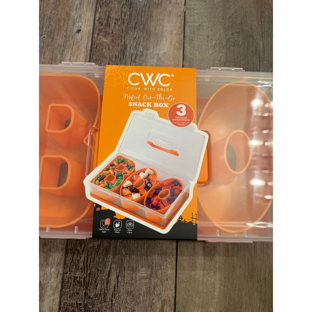 NEW BOO CWC Cook With Color Food Storage Orange Clear - Picture 2 of 3